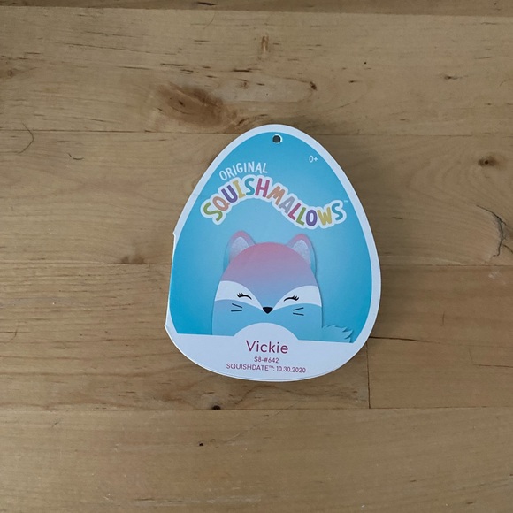 8” Pink & Blue Fox Squishmallow - Picture 3 of 3